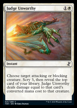 Judge Unworthy [Time Spiral Remastered] | PLUS EV GAMES 