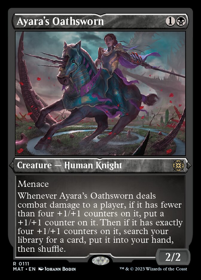 Ayara's Oathsworn (Foil Etched) [March of the Machine: The Aftermath] | PLUS EV GAMES 