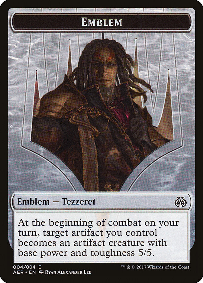 Tezzeret the Schemer Emblem [Aether Revolt Tokens] | PLUS EV GAMES 