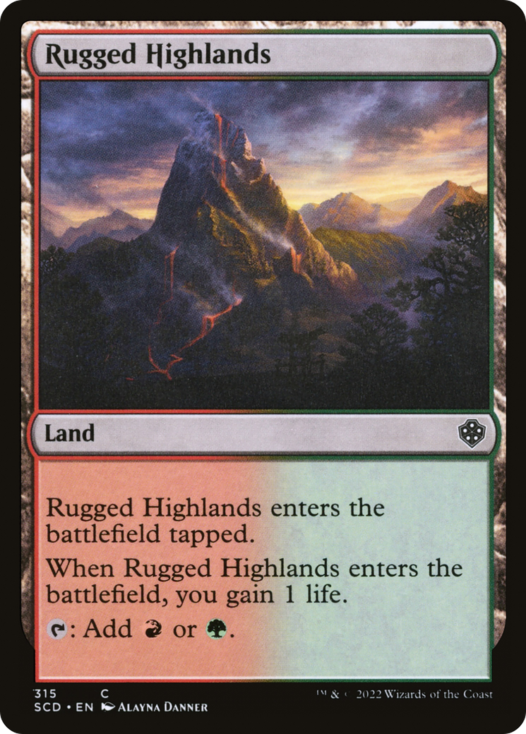 Rugged Highlands [Starter Commander Decks] | PLUS EV GAMES 