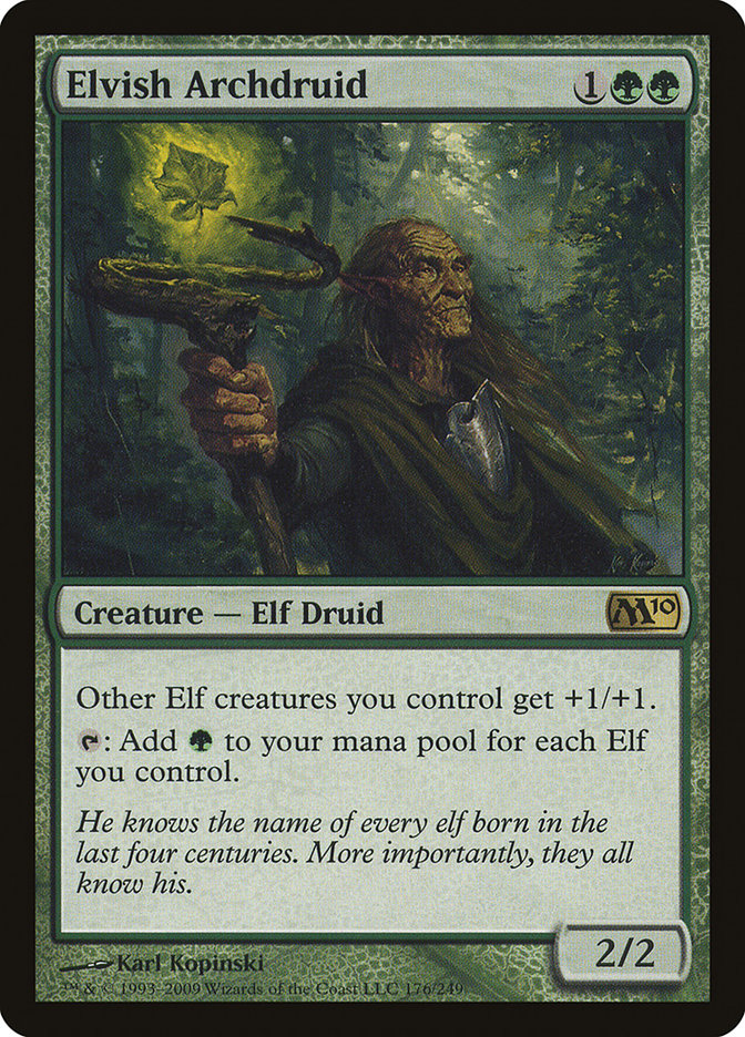 Elvish Archdruid [Magic 2010] | PLUS EV GAMES 