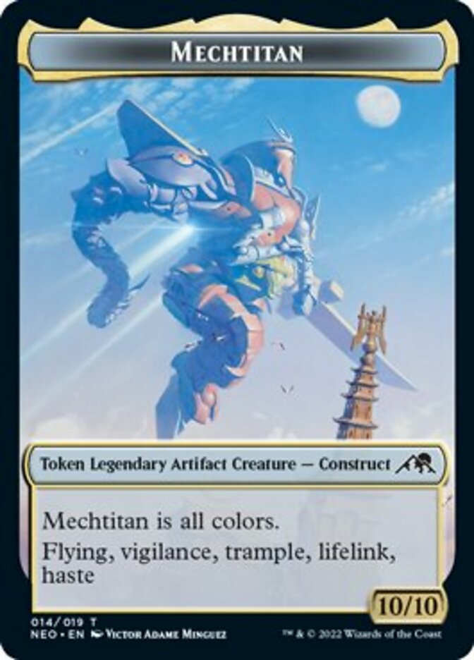 Mechtitan Token [Kamigawa: Neon Dynasty Tokens] | PLUS EV GAMES 