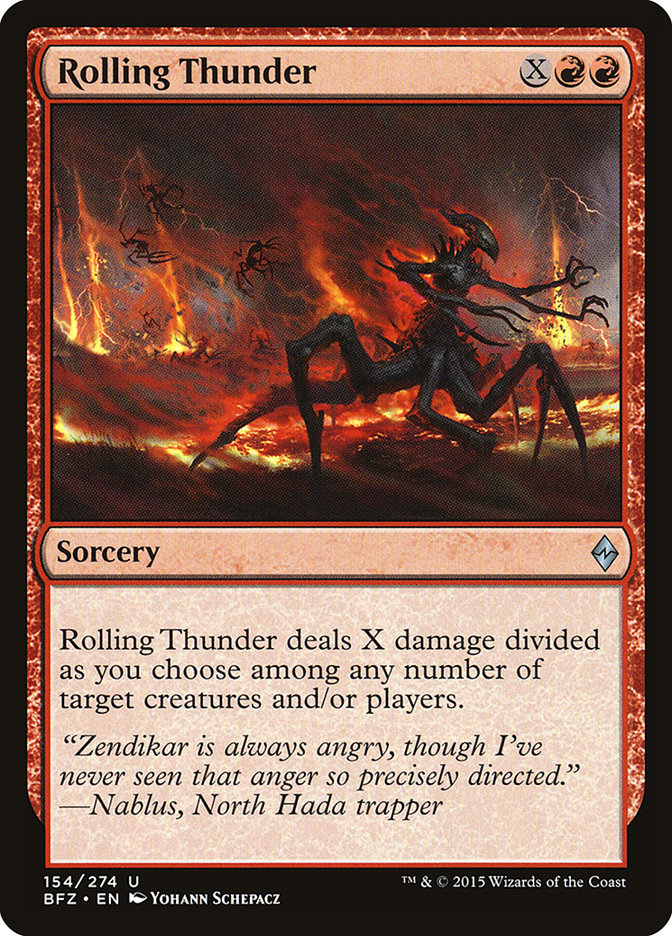 Rolling Thunder [Battle for Zendikar] | PLUS EV GAMES 