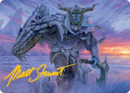 Frost Giant Art Card (Gold-Stamped Signature) [Dungeons & Dragons: Adventures in the Forgotten Realms Art Series] | PLUS EV GAMES 