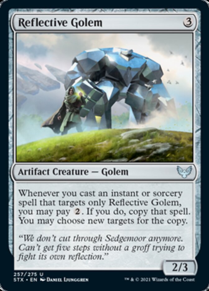 Reflective Golem [Strixhaven: School of Mages] | PLUS EV GAMES 