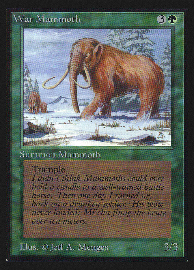 War Mammoth [International Collectors’ Edition] | PLUS EV GAMES 