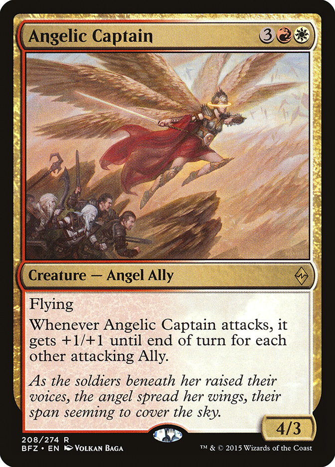 Angelic Captain [Battle for Zendikar] | PLUS EV GAMES 