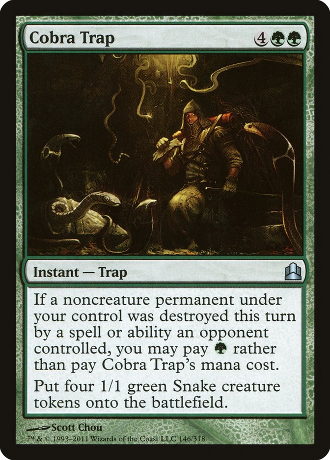 Cobra Trap [Commander 2011] | PLUS EV GAMES 