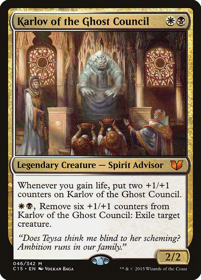 Karlov of the Ghost Council [Commander 2015] | PLUS EV GAMES 