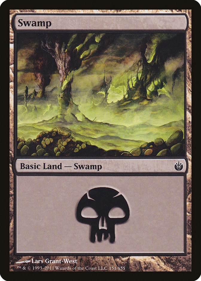 Swamp (151) [Mirrodin Besieged] | PLUS EV GAMES 