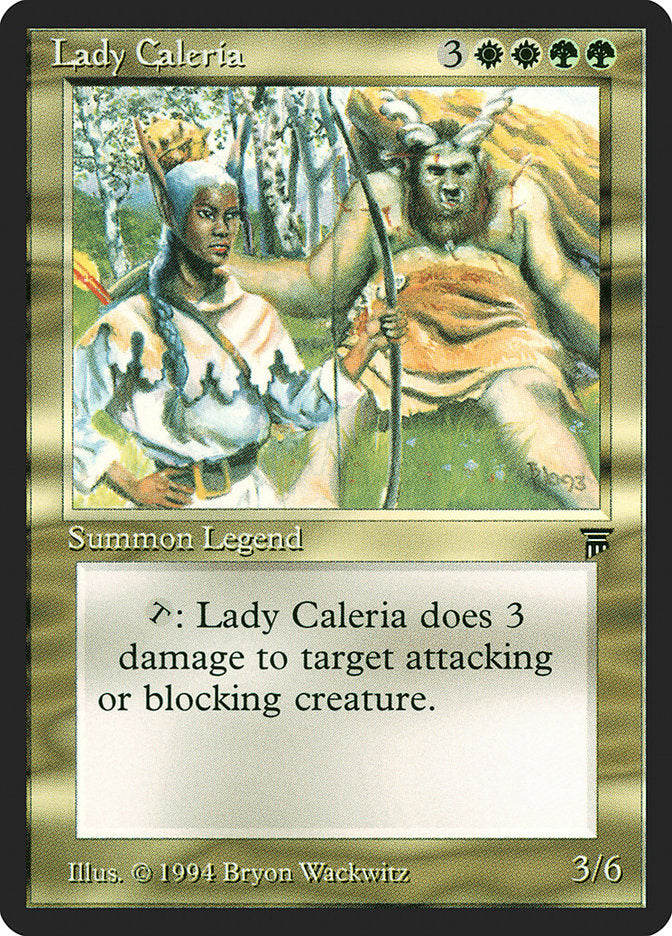 Lady Caleria [Legends] | PLUS EV GAMES 