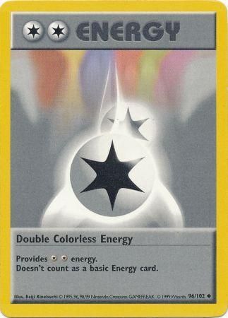 Double Colorless Energy (96/102) [Base Set (Shadowless)] | PLUS EV GAMES 