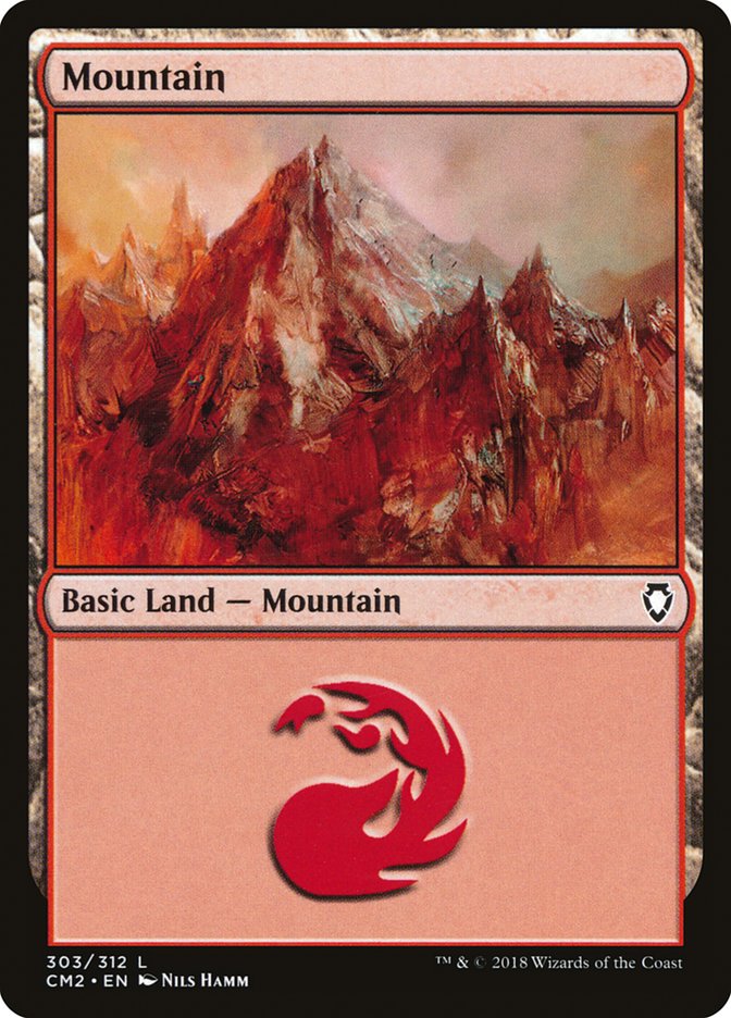 Mountain (303) [Commander Anthology Volume II] | PLUS EV GAMES 