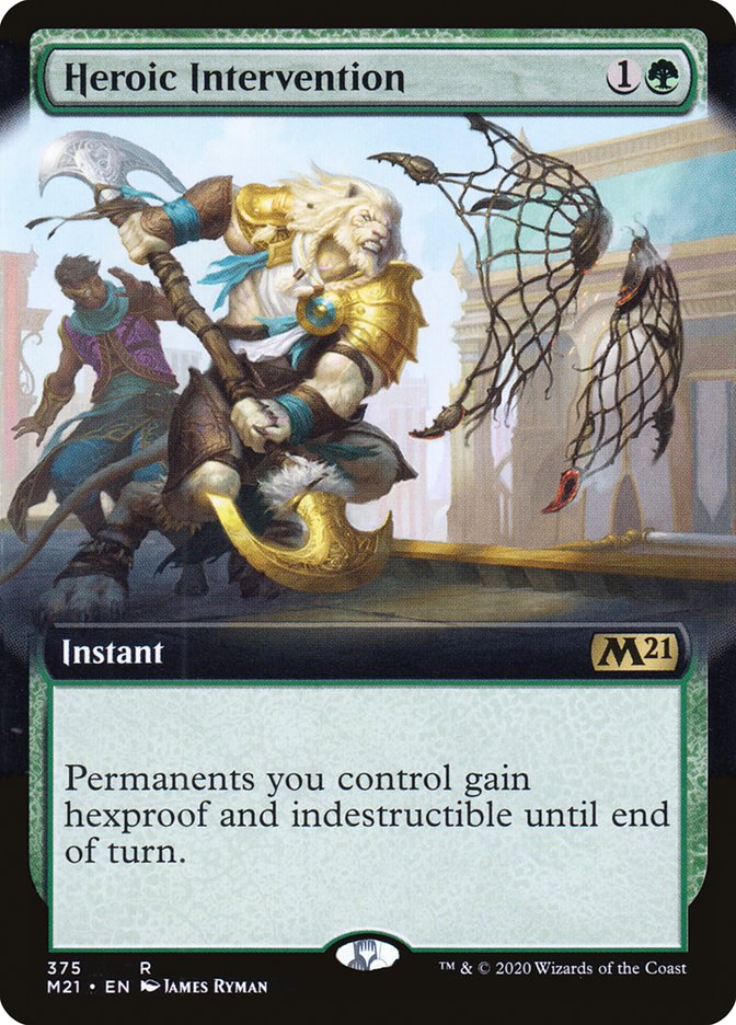 Heroic Intervention (Extended) [Core Set 2021] | PLUS EV GAMES 