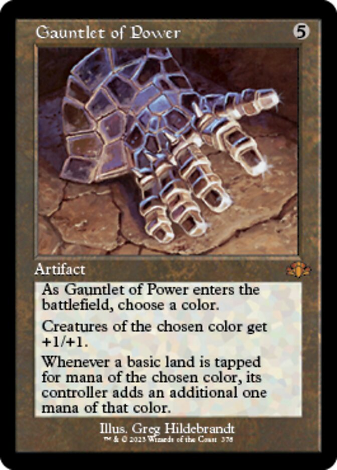 Gauntlet of Power (Retro) [Dominaria Remastered] | PLUS EV GAMES 