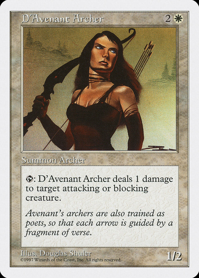 D'Avenant Archer [Fifth Edition] | PLUS EV GAMES 