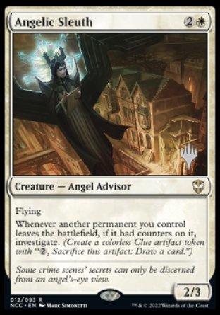 Angelic Sleuth (Promo Pack) [Streets of New Capenna Commander Promos] | PLUS EV GAMES 