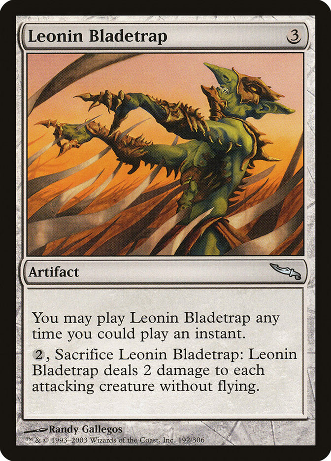 Leonin Bladetrap [Mirrodin] | PLUS EV GAMES 