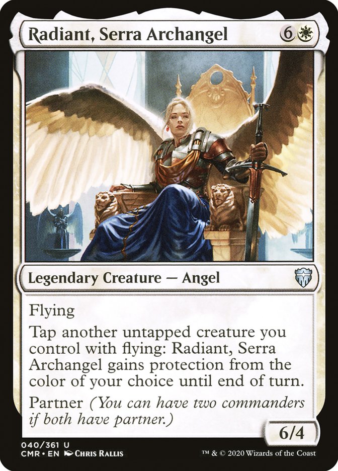 Radiant, Serra Archangel [Commander Legends] | PLUS EV GAMES 