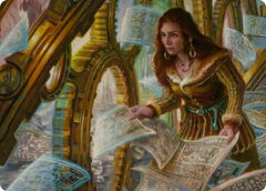 Cartographer's Survey Art Card [Innistrad: Crimson Vow Art Series] | PLUS EV GAMES 