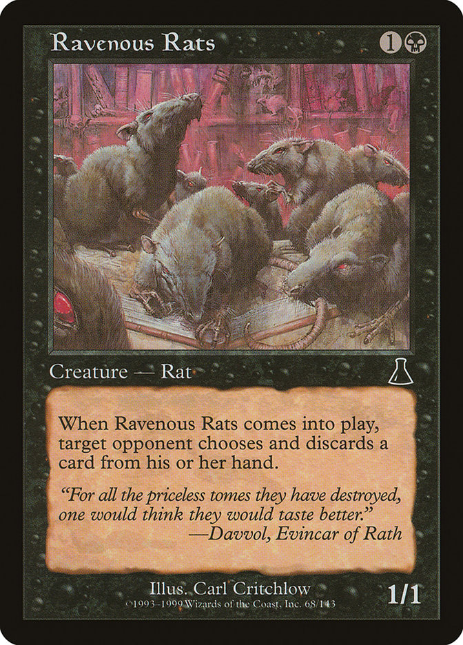 Ravenous Rats [Urza's Destiny] | PLUS EV GAMES 