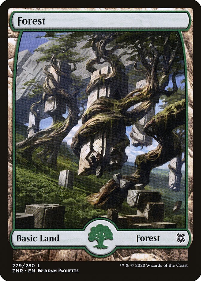 Forest (279) [Zendikar Rising] | PLUS EV GAMES 