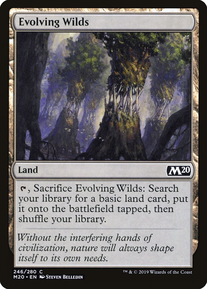 Evolving Wilds [Core Set 2020] | PLUS EV GAMES 