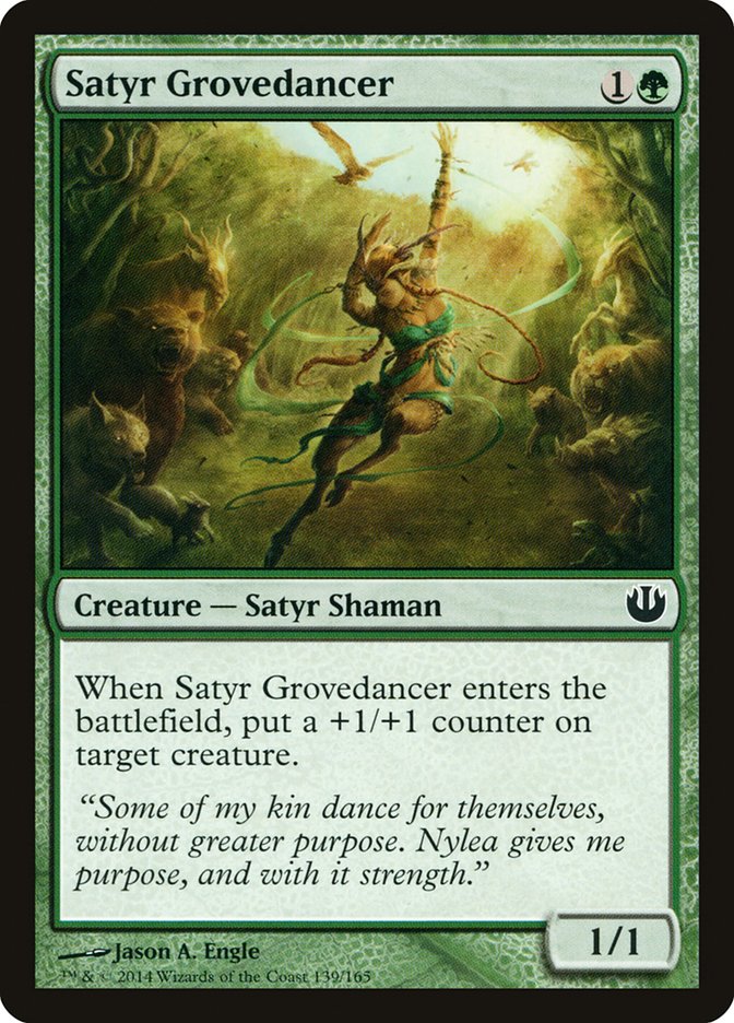 Satyr Grovedancer [Journey into Nyx] | PLUS EV GAMES 