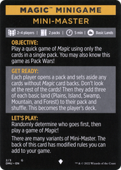 Mini-Master (Magic Minigame) [Commander Legends: Battle for Baldur's Gate Minigame] | PLUS EV GAMES 