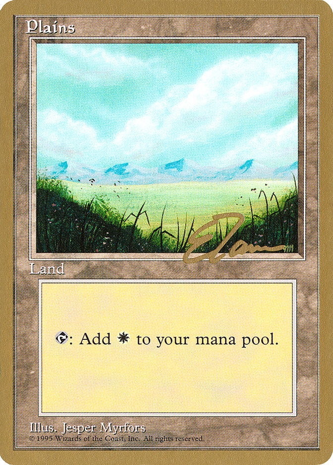 Plains (et366) (Eric Tam) [Pro Tour Collector Set] | PLUS EV GAMES 