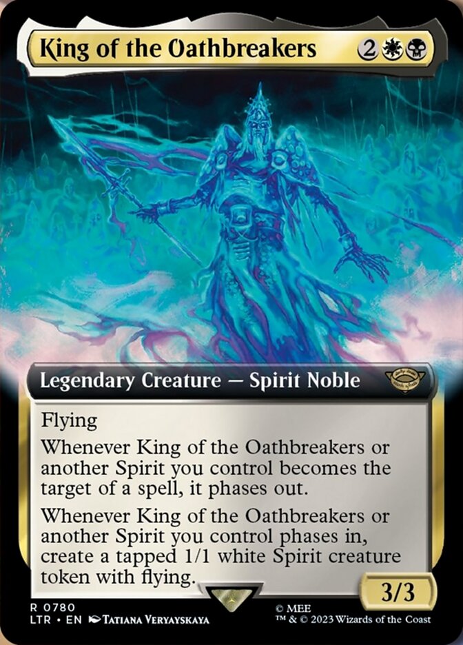 King of the Oathbreakers (Extended Art) (Surge Foil) [The Lord of the Rings: Tales of Middle-Earth] | PLUS EV GAMES 