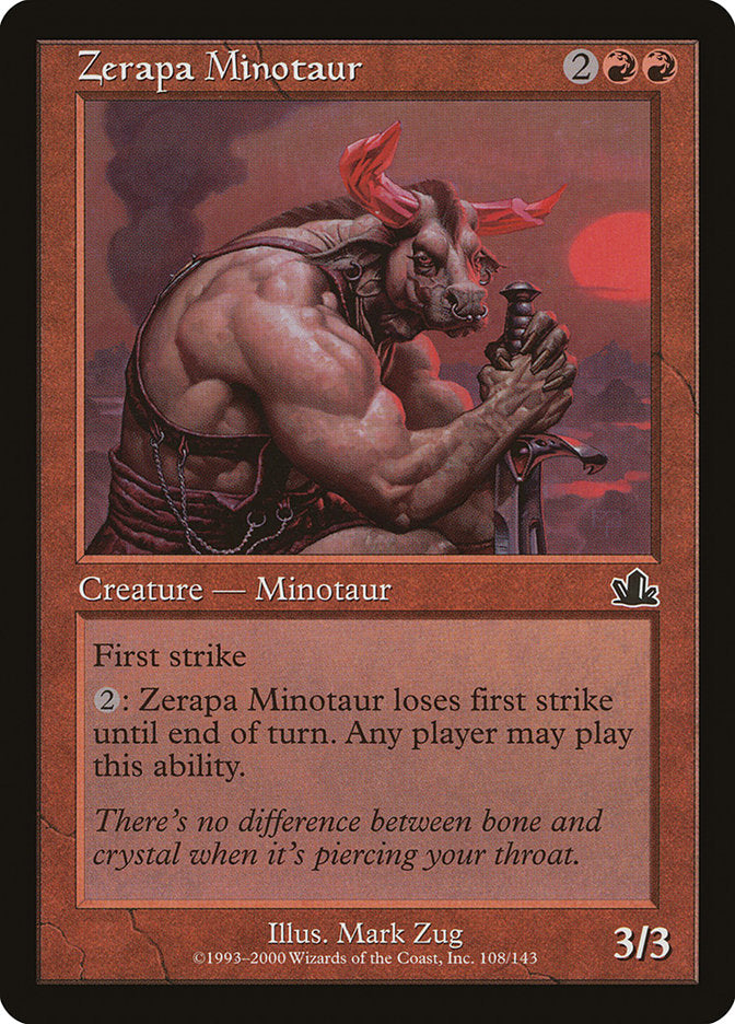 Zerapa Minotaur [Prophecy] | PLUS EV GAMES 
