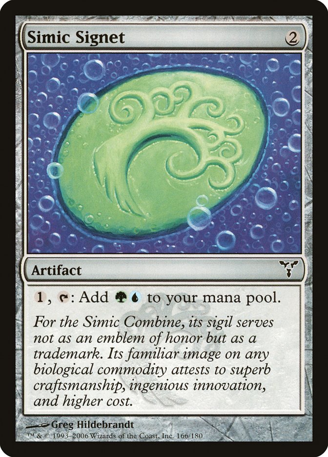 Simic Signet [Dissension] | PLUS EV GAMES 