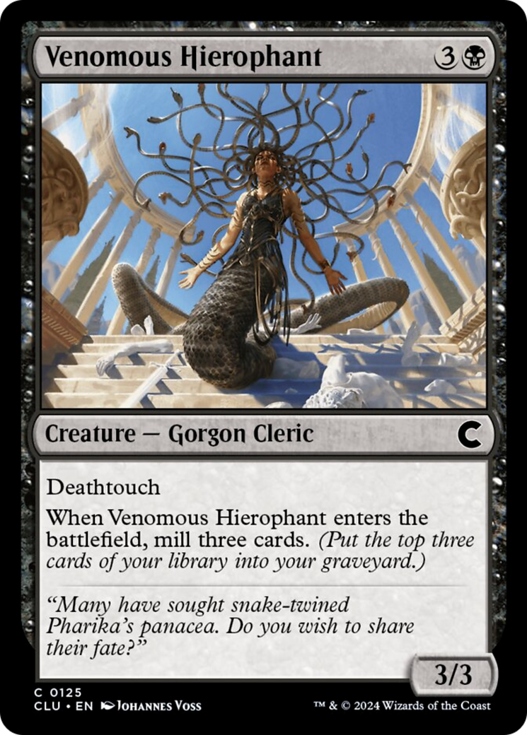 Venomous Hierophant [Ravnica: Clue Edition] | PLUS EV GAMES 