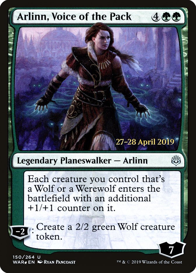Arlinn, Voice of the Pack  [War of the Spark Prerelease Promos] | PLUS EV GAMES 
