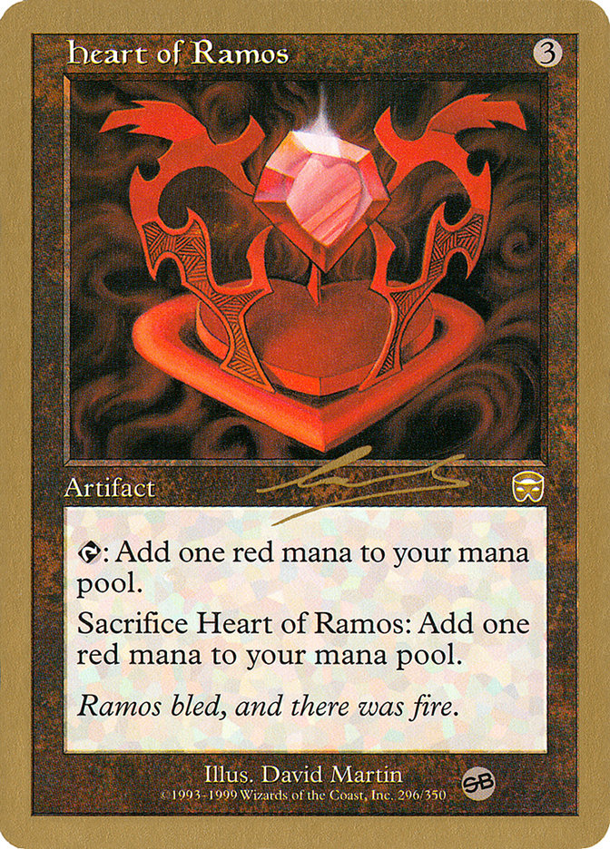 Heart of Ramos (Nicolas Labarre) (SB) [World Championship Decks 2000] | PLUS EV GAMES 