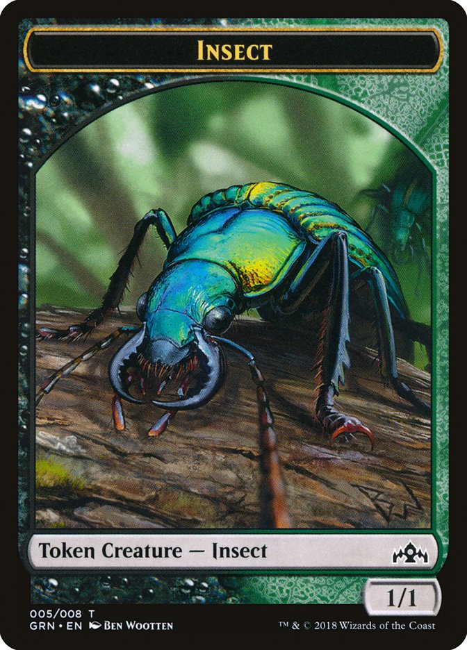Insect [Guilds of Ravnica Tokens] | PLUS EV GAMES 