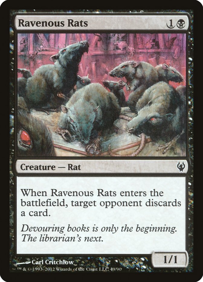 Ravenous Rats [Duel Decks: Izzet vs. Golgari] | PLUS EV GAMES 