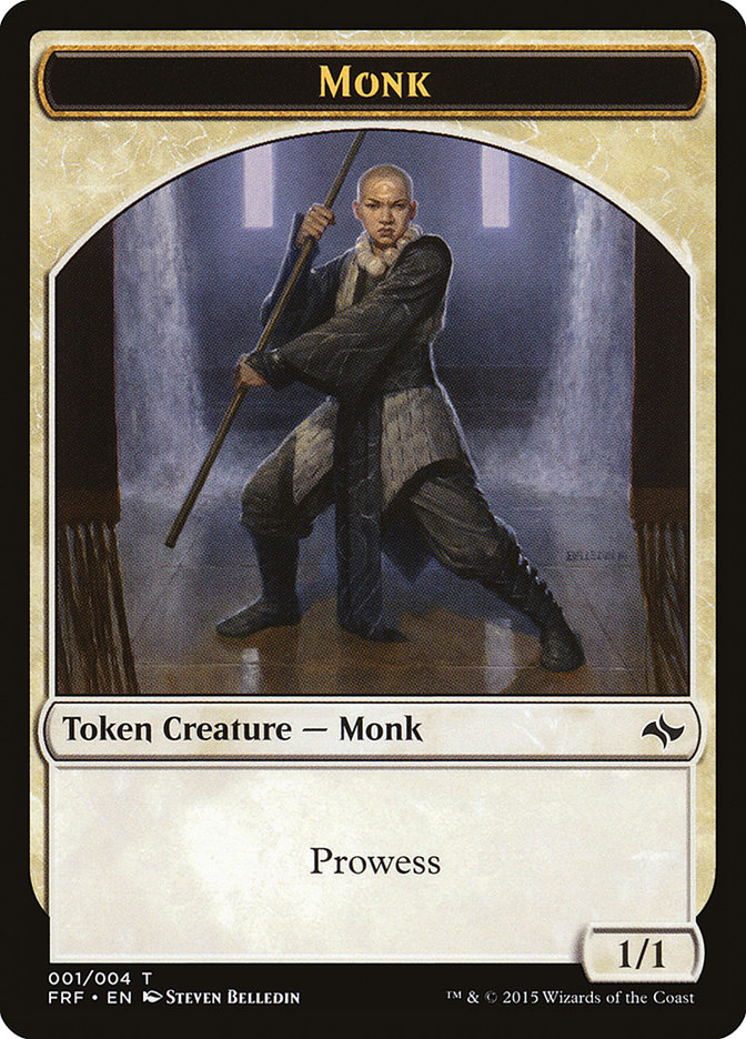 Monk [Fate Reforged Tokens] | PLUS EV GAMES 