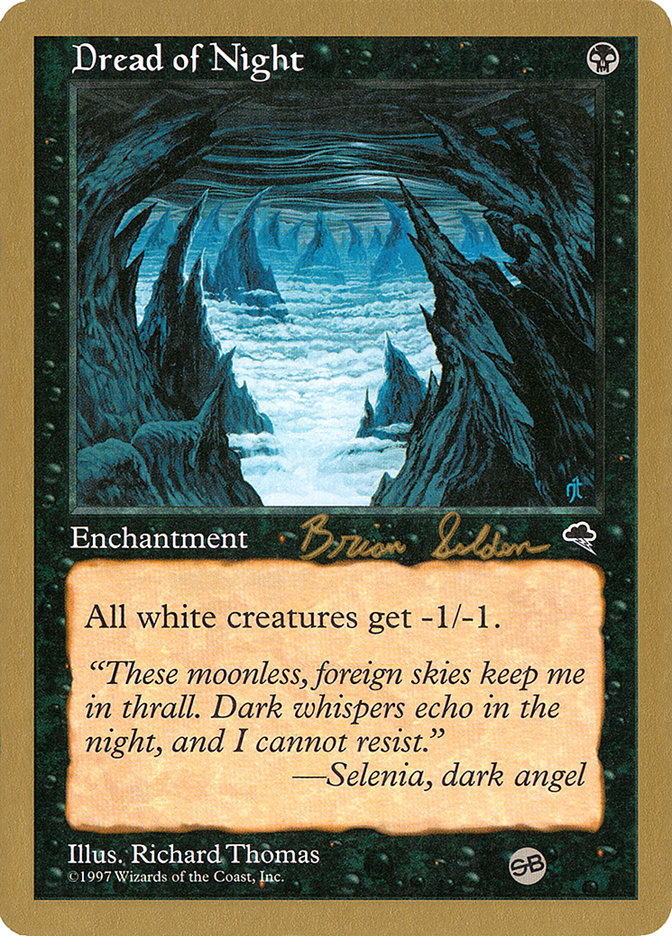 Dread of Night (Brian Selden) (SB) [World Championship Decks 1998] | PLUS EV GAMES 