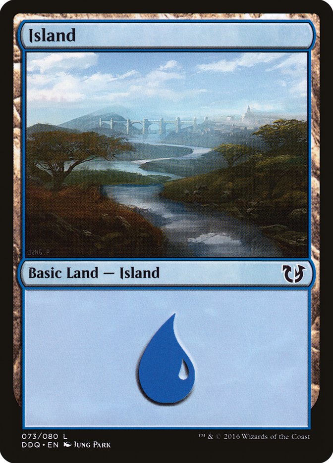 Island (73) [Duel Decks: Blessed vs. Cursed] | PLUS EV GAMES 