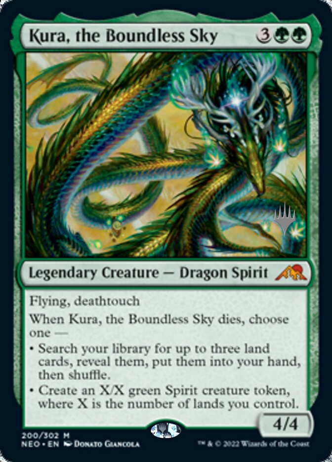 Kura, the Boundless Sky (Promo Pack) [Kamigawa: Neon Dynasty Promos] | PLUS EV GAMES 