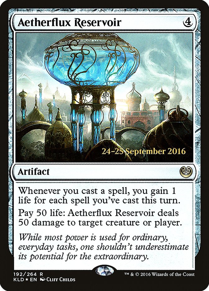 Aetherflux Reservoir  [Kaladesh Prerelease Promos] | PLUS EV GAMES 