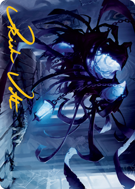 Spectral Adversary Art Card (Gold-Stamped Signature) [Innistrad: Midnight Hunt Art Series] | PLUS EV GAMES 
