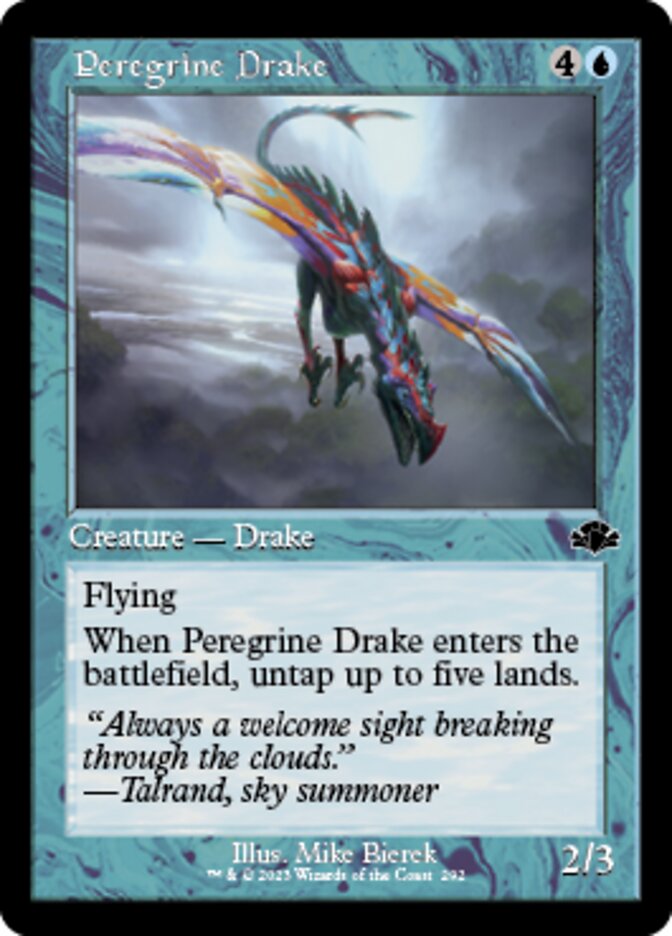 Peregrine Drake (Retro) [Dominaria Remastered] | PLUS EV GAMES 