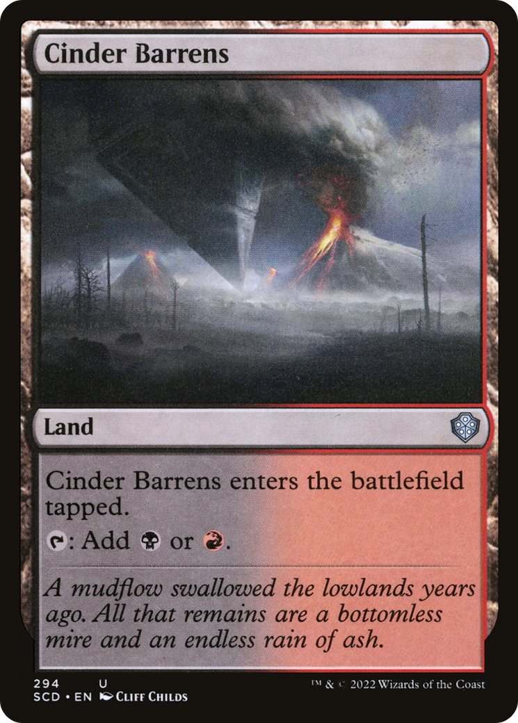 Cinder Barrens [Starter Commander Decks] | PLUS EV GAMES 