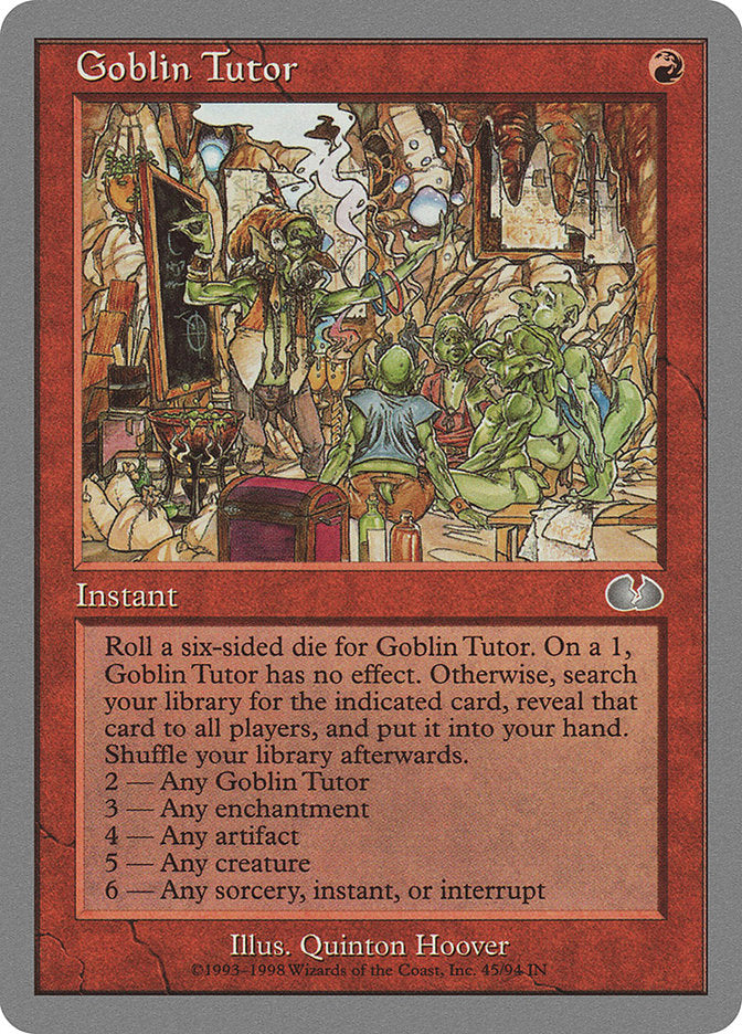 Goblin Tutor [Unglued] | PLUS EV GAMES 