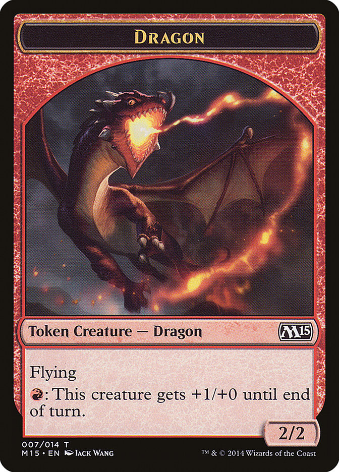 Dragon [Magic 2015 Tokens] | PLUS EV GAMES 