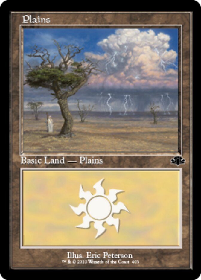 Plains (403) (Retro) [Dominaria Remastered] | PLUS EV GAMES 