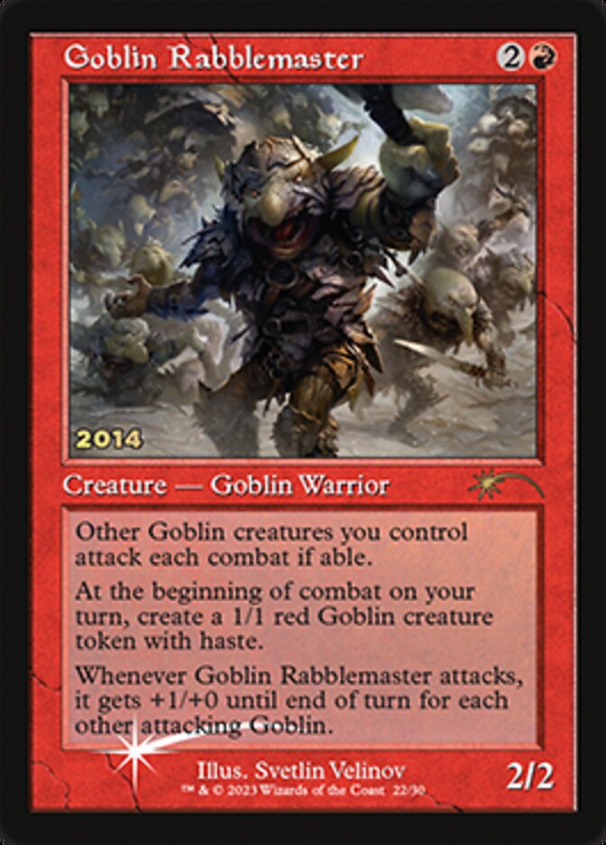 Goblin Rabblemaster [30th Anniversary Promos] | PLUS EV GAMES 